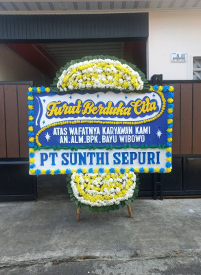 Papan Bunga Duka di Bilalang Dua